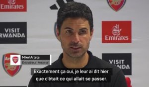 4e j. - Arteta : “On travaille très dur pour vivre des moments comme celui-ci"