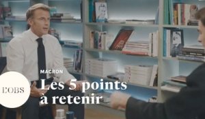 Emmanuel Macron invité d'"HugoDécrypte" : les 5 points à retenir