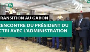 [#Reportage] Transition au Gabon : Rencontre du président du CTRI avec l’administration