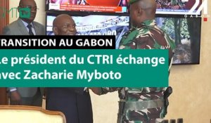 [#Reportage] Transition au Gabon : Le président du CTRI échange avec Zacharie Myboto