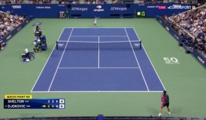 Djokovic a résisté à la fougue de Shelton : la balle de match en vidéo