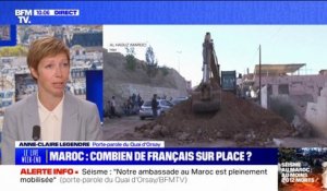 Séisme au Maroc: "Nous avons répondu à plus de 4000 appels de ressortissants français" affirme la porte-parole du Quai d'Orsay
