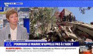 Séisme: "À ce stade, le Maroc n'a pas adressé de demande d'aide internationale", affirme la porte-parole du Quai d'Orsay