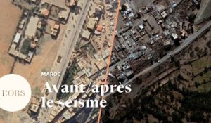 Séisme au Maroc : les images satellite avant et après le drame
