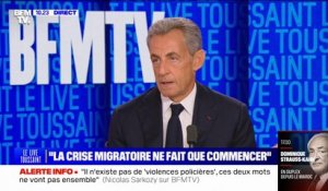 Nicolas Sarkozy: "Si j'ai été battu, c'est parce que madame Le Pen et monsieur Hollande se sont bien trouvés"