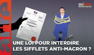 Une loi pour interdire les sifflets contre Macron ? / Désintox du 13/09/2023 /