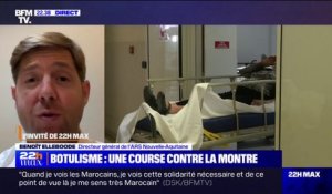 Cas de botulisme à Bordeaux: "Huit patients sont toujours hospitalisés, dont un certain nombre en réanimation", indique Benoît Elleboode (directeur général de l'ARS de Nouvelle-Aquitaine)