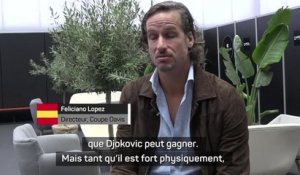 Coupe Davis - Lopez : "Djokovic peut gagner encore trois ou quatre Grands Chelems"