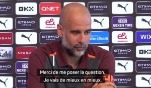 Man City - De retour en conférence de presse, Guardiola donne de ses nouvelles