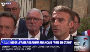 Niger: l'ambassadeur français "pris en otage" selon Emmanuel Macron