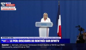 Marine Le Pen: "Notre pays possède toutes les ressources pour se redresser"