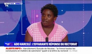 Suicide de Nicolas: "Le rectorat accuse les parents de se plaindre, de mettre en avant une situation de harcèlement", regrette Anne-Liz Deba, ancienne victime de harcèlement scolaire