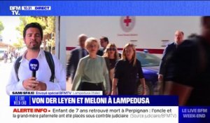 Italie: Ursula von der Leyen et Giorgia Meloni en visite à Lampedusa