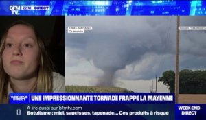 Tornade en Mayenne: "Depuis 18h, nous n'avons plus d'électricité chez nous", raconte cette habitante