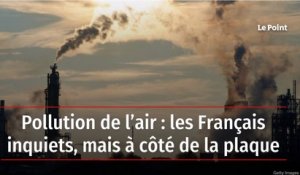 Pollution de l’air : les Français inquiets, mais à côté de la plaque