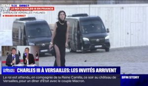 Dîner d'État en l'honneur de Charles III: l'arrivée de l'actrice et chanteuse Charlotte Gainsbourg