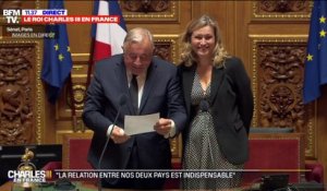 "Des applaudissements qui nous feraient rêver": la réaction de Gérard Larcher et Yaël Braun-Pivet après la standing-ovation pour Charles III