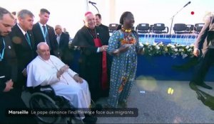 Pape à Marseille : Regardez en 90 secondes le résumé de François hier à Notre-Dame de la Garde et son discours en faveur des migrants et contre fanatisme de l’indifférence