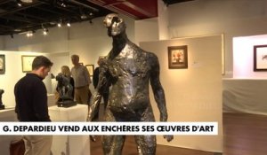 Gérard Depardieu vend ses œuvres d'art aux enchères
