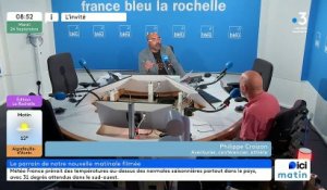 Philippe Croizon, le parrain de la matinale filmée France Bleu La Rochelle / France 3