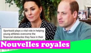 Le prince William et Kate Middleton saluent la charité qui a joué un rôle essentiel dans le succès d
