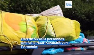 Plus de 60 000 réfugiés du Haut-Karabakh sont arrivés en Arménie