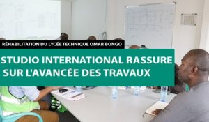 [#Reportage] Réhabilitation du Lycée technique Omar Bongo : Studio international rassure sur l'avancée des travaux
