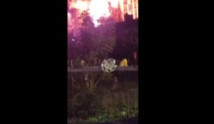 Rouen: un incendie est en cours dans un immeuble désaffecté du secteur de Saint-Julien