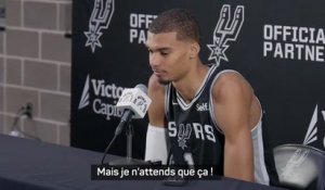 Spurs - Wembanyama : "Je suis prêt à encaisser toutes les remarques de Popovich !"