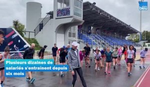 On a assisté à une session d'entraînement de participants à la Reims Champagne Run