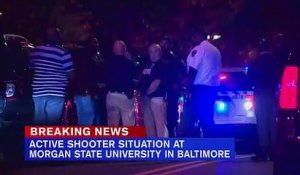 Etats-Unis: Cinq personnes, âgées de 18 à 22 ans, ont été blessées par balles sur un campus universitaire de Baltimore hier soir - VIDEO