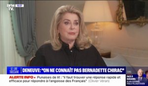 Catherine Deneuve: "Je crois qu'on ne connaît pas Bernadette Chirac"