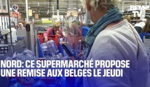 Ce supermarché du Nord propose une remise réservée aux Belges le jeudi