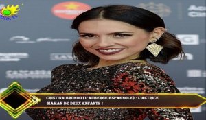 Cristina Brondo (L'Auberge Espagnole) : l'actrice  maman de deux enfants !