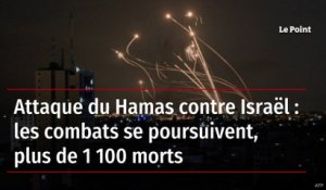 Attaque du Hamas contre Israël : les combats se poursuivent, plus de 1 100 morts