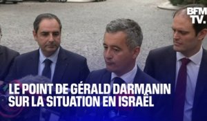 Israël: Gérald Darmanin, ministre de l'Intérieur, s'exprime après une réunion avec les représentants de la communauté juive de France