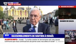 "J'appelle de tous mes vœux une mobilisation générale de tous les Français": Guy Bensoussan, président de la communauté juive de Lille, réagit au rassemblement de soutien à Israël organisé dans sa ville