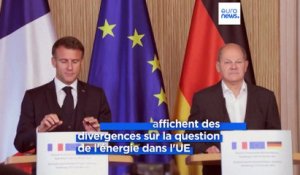 Macron et Scholz se fixent un "devoir moral", relancer le couple franco-allemand
