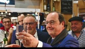 Salon de l'agriculture : François Hollande, le "Gersois d'adoption", s'est arrêté de longues minut