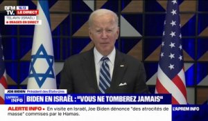 Joe Biden: "Le monde doit savoir qu'Israël est plus fort que jamais"
