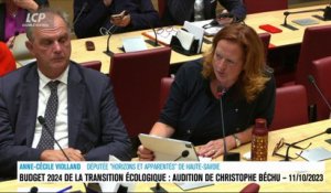 Audition à l'Assemblée nationale - Transition écologique : audition de Christophe Béchu sur le budget 2024