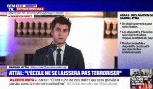 Attaque au couteau à Arras: Gabriel Attal annonce le déploiement de "près de 1000 personnels de prévention et de sécurité du ministère dans les écoles et établissements scolaires"
