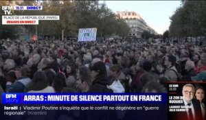 Attentat d'Arras: une minute de silence en hommage à Dominique Bernard et Samuel Paty dans plusieurs villes de France