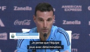 Scaloni : "Nous avons vu l'autre jour que nous pouvions aussi bien jouer sans Messi"