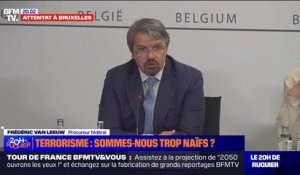 Attentat de Bruxelles: "La thèse du loup solitaire semble plus proche de la réalité" estime Frédéric Van Leeuw, procureur fédéral belge
