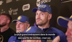 Poids lourds - Tyson Fury : "Le plus grand événement dans le monde des sports de combat"