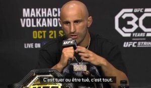 UFC 294 - Volkanovski : "C'est tuer ou être tué, c'est tout"