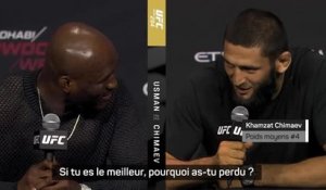 UFC 294 - Chimaev charrie Usman : "Si tu es le meilleur, pourquoi as-tu perdu ?"
