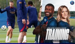 Replay : 15 minutes d'entraînement live avant Paris Saint-Germain - RC Strasbourg