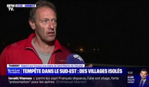 Tempête Aline: des habitants de Saint-Martin de Vésubie dans les Alpes-Maritimes n'ont plus accès ni à l'électricité ni à l'eau